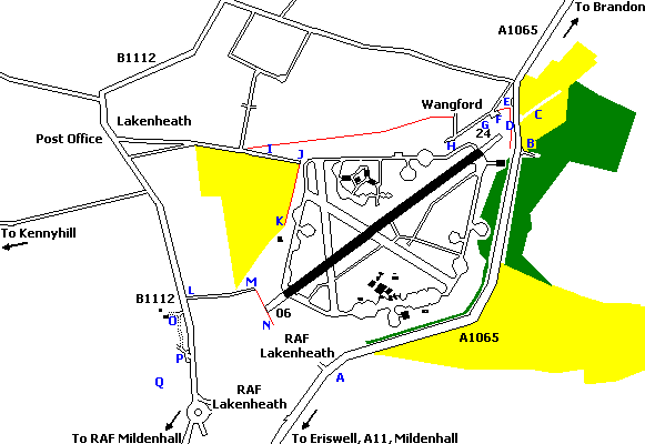 Thunder & Lightnings - Airfield Viewing Guide - RAF Lakenheath